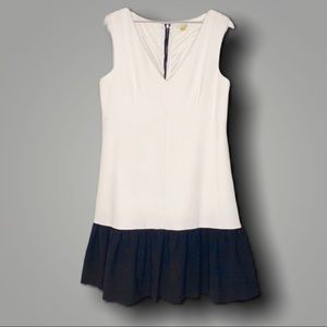 Leifsdottir Colorblock Crepe Dress US 14